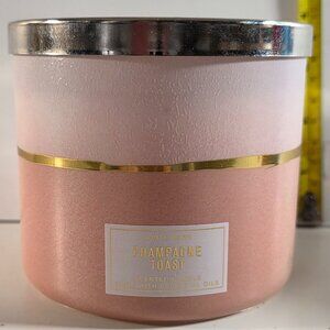 White Barn Champagne Toast 3-wick Candle NEW with Tag